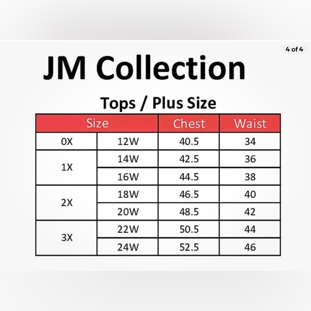 JM Collection Women's Blue Cold Shoulder Round Neck Knit Top Plus Size 2X - Picture 8 of 8